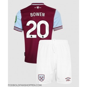 West Ham United Jarrod Bowen #20 Hjemmebanetrøje Børn 2024-25 Kortærmet (+ Korte bukser)